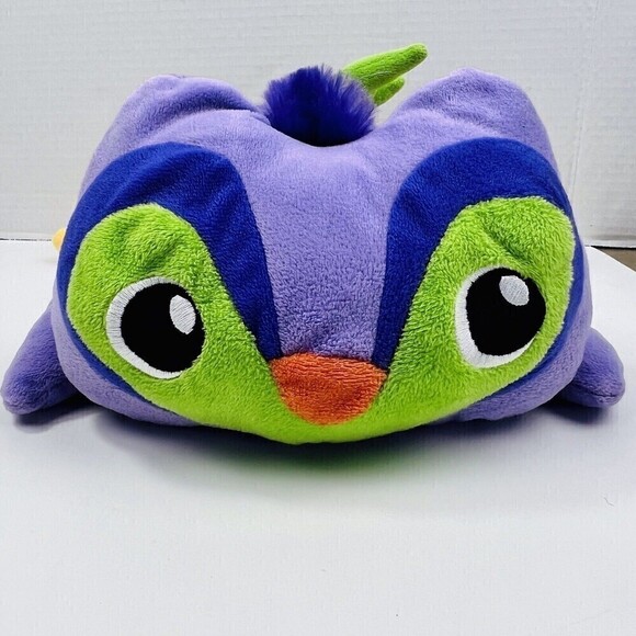Animal Adventure Purple Owl Bird Plush Floppy Stuffed Animal Toy Pillow 15” 2018 - Picture 3 of 12
